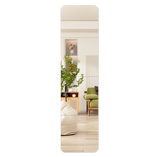 镜子贴墙自粘全身穿衣镜学生宿舍墙面拼接粘贴出租屋衣柜玻璃镜片