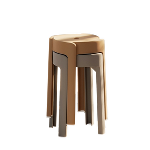 不占空间的高凳子加厚塑料凳可叠放家用备用塑胶板凳可折叠风车凳