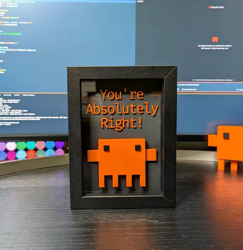 超级动物Do-woo｜You‘re Absolutely Right 桌面摆件立体装饰画