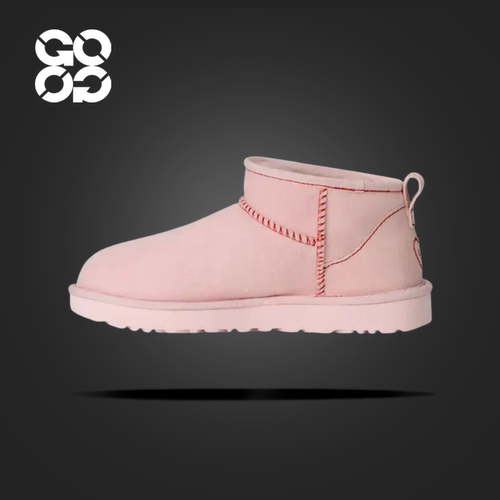 GOGO球鞋UGG CLASSIC ULTRAMINI 百搭套脚 雪地靴粉色1180872-RTT