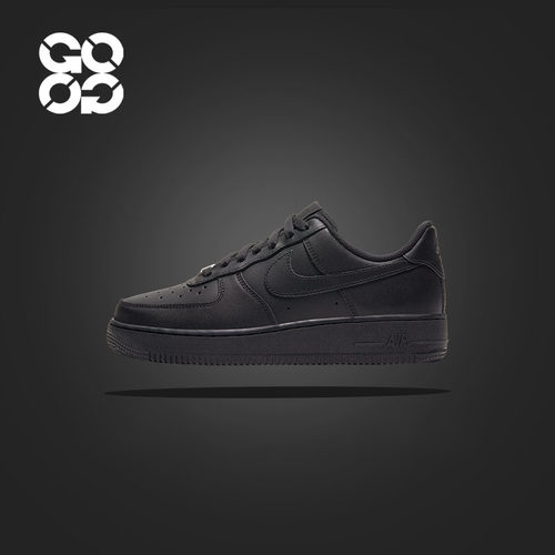 Nike耐克AF1纯黑女子板鞋