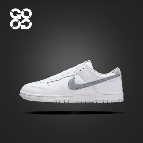 耐克男DUNKLOW白灰低帮板鞋