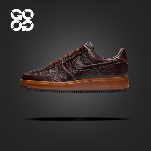 GOGO球鞋Nike Air Force1Low纹理皮革经典潮流低帮板鞋II7090-222