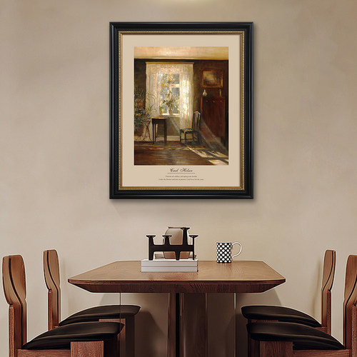 法式复古装饰画中古风世界名画