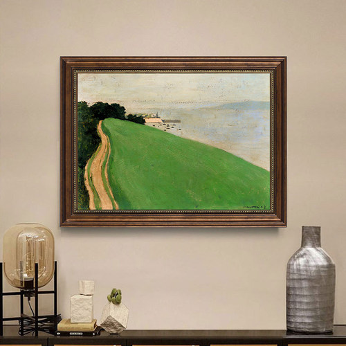 世界名画欧式客厅复古风景壁画