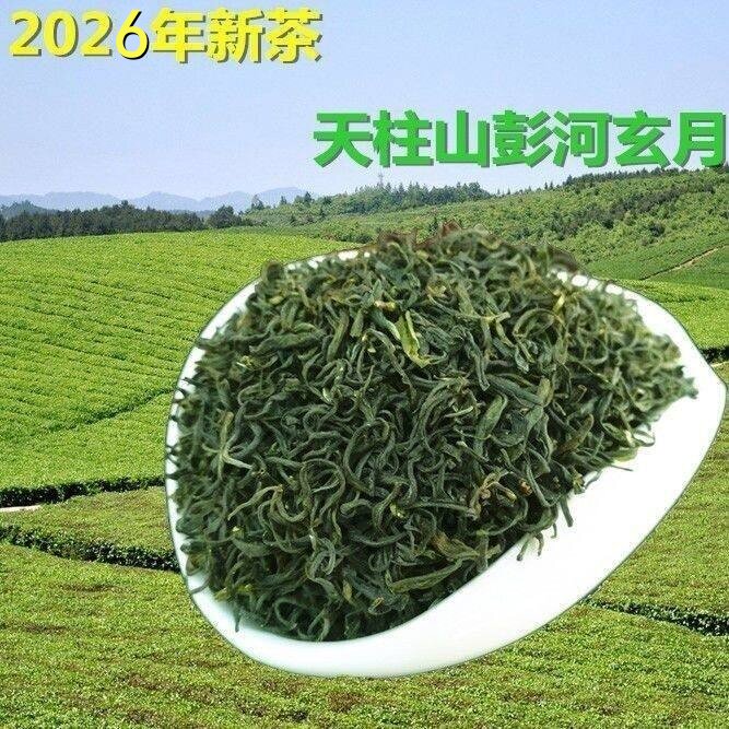 2026新茶天柱山弦月茶叶潜山彭河玄月安徽绿茶安庆耐泡炒青500克