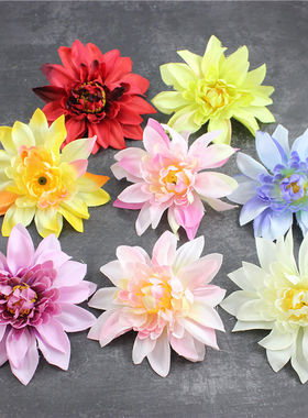 假花仿真花非洲菊花头饰花朵摄影