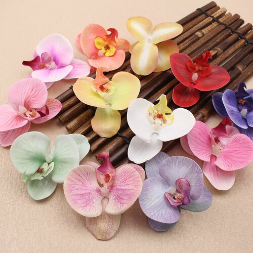 新款蝴蝶兰3D打印仿真花