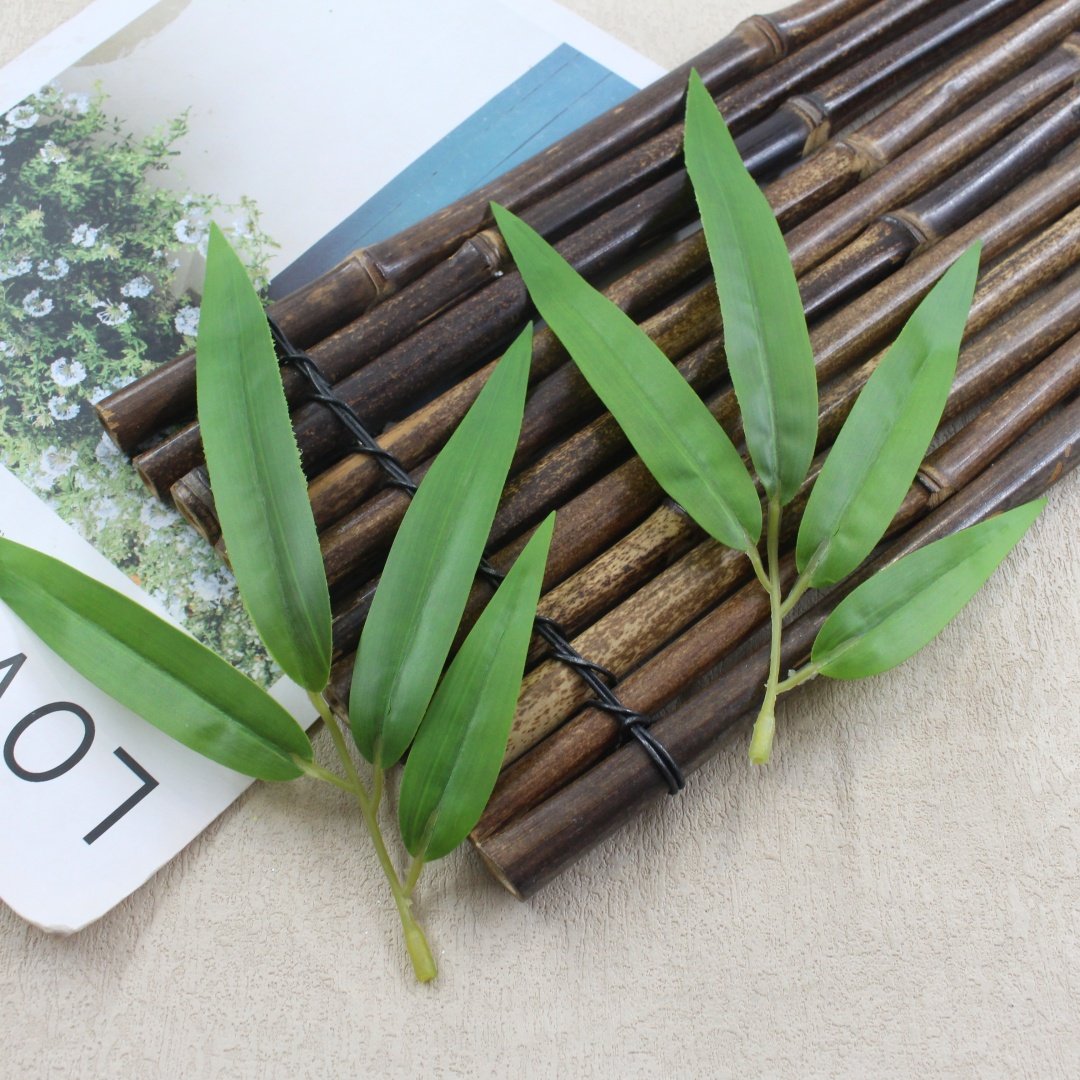 新款仿真假竹叶竹绿叶枝带孔专用小竹叶手工树叶diy装饰单竹叶,鲜花速递/花卉仿真/绿植园艺,仿真绿植,淘宝优惠券,粉丝福利购,淘宝优惠卷