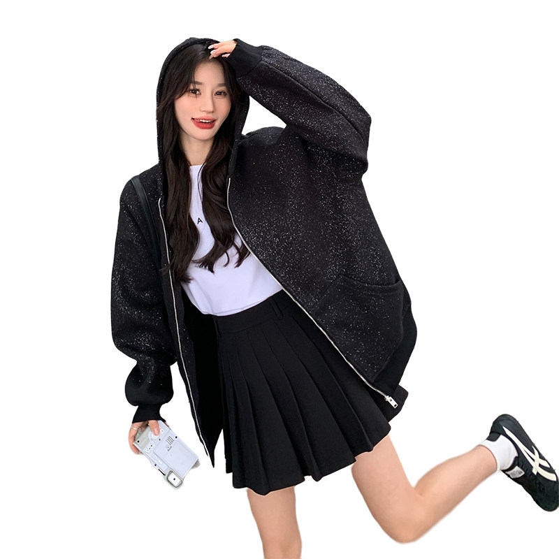 2026年秋定制撒金面料卫衣2C066-3001-P145-K208,女装卫衣/绒衫,2C066