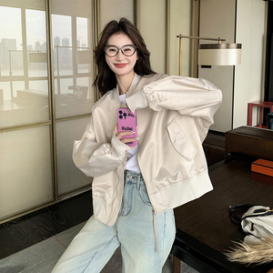 2026年秋款韩版棒球服外套女2C066-BQ001-P110-K158图片