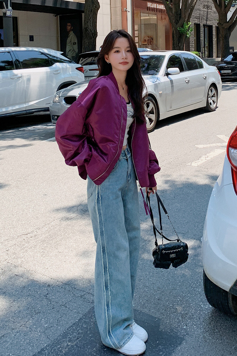 2026年秋棒球服2C066-BQ001-P110-K158,女装短外套,2C066