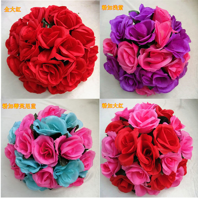 婚庆路引花舞台装饰t台仿真绢花