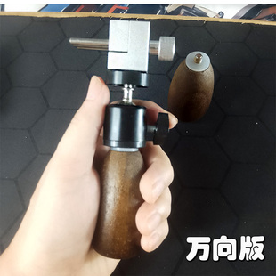 战锤兵人手办微缩模型笔涂手涂装实木手柄握把工具上色台喷涂支架