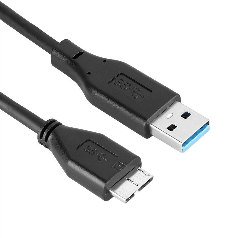 移动硬盘usb3.0数据线电脑适用三星note3充电西数东芝希捷硬盘线