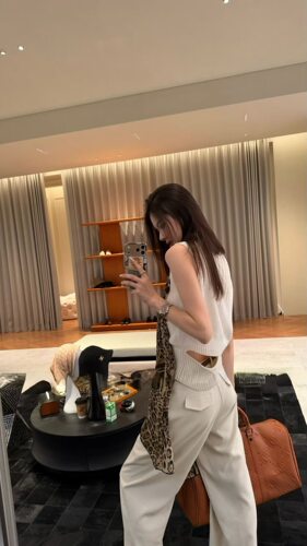 夏日清爽韩系气质简约百搭设计感后背漏空背心高智感时尚显瘦背心