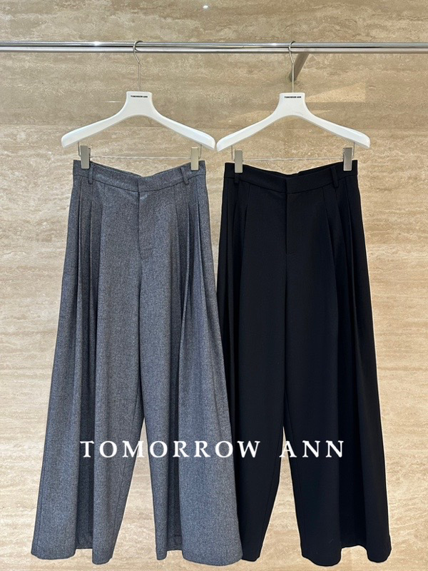 秋上新!【TOMORROW ANN】通勤质感时尚百搭休闲裤