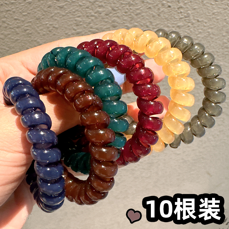 电话线发圈基础皮筋发饰