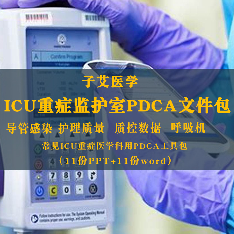 ICU重症监护室PDCA课件重症医...