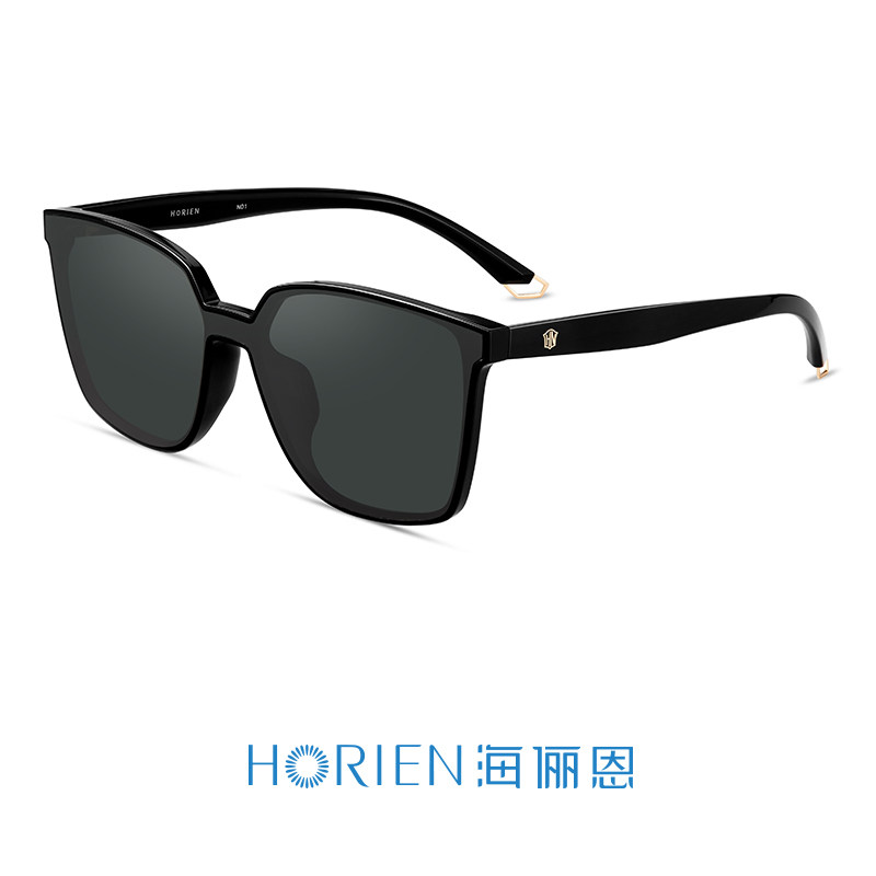 海俪恩新款时尚墨镜男潮个性方形经典太阳镜男街拍眼镜N6751韩版