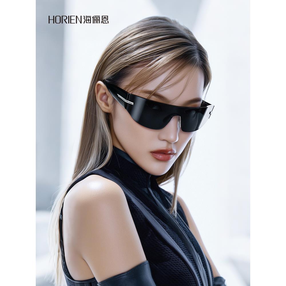 海俪恩发箍墨镜女款2025新款高级感时尚修颜防晒太阳镜男款
