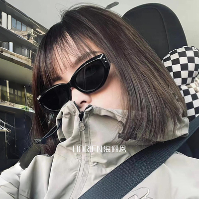 海俪恩猫眼窄框墨镜女高级
