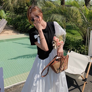 【夏季新款】可盐可甜夏日不规则拼接连衣裙Z287F2220-P95-K148图片