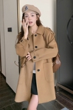 冬季新款单边双领毛呢大衣287-F2253-P175-K258，女装毛呢外套，浙宝287