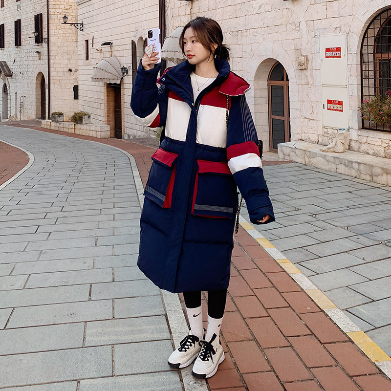 冬季新款拼色加厚服287-F2257-P185-K268,女装棉衣/棉服,浙宝287