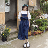 【夏款新款】夏日森系复古风牛仔套装Z287-F2218-P125-K178，女装连衣裙，浙宝287