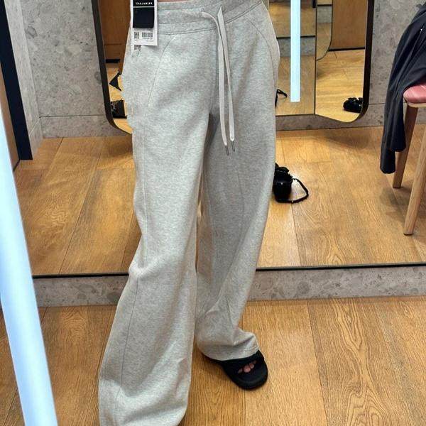 2025冬季河南桑坡卫裤加绒百搭阔腿奶奶灰裤宽松拖地运动直筒裤女,女装/女士精品,卫裤,淘宝优惠券,粉丝福利购,淘宝优惠卷