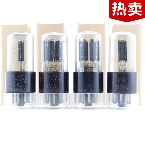 全新英国原盒宝马 6SL7GT/5691/6N9P/6H9C 方D圆环灰屏6sl7电子管