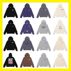 Niche Fashion Brand Gallery Dept Hollywood Limited Edition James-Style Hand-Painted Splatter Letter Hoodie
