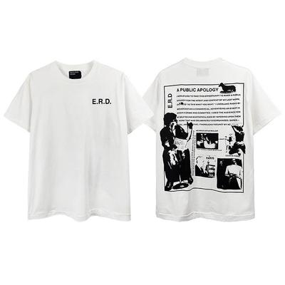 Enfants Riches Deprimes白色A Public Apology T恤宽松圆领短袖