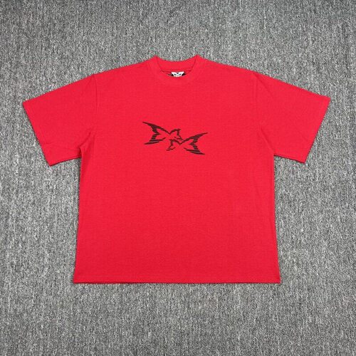 美潮高街蝴蝶LOGO宽松短袖T恤