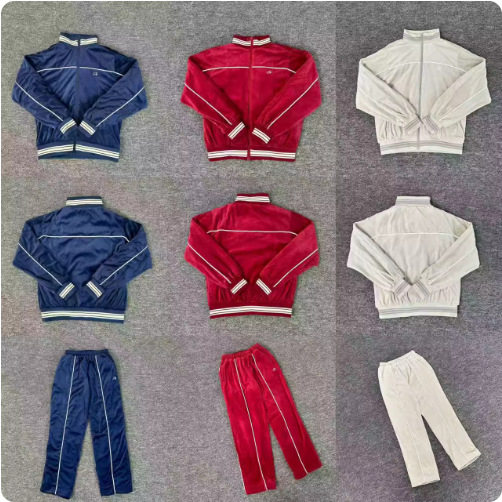 Corteiz恶魔岛男女丝绒立领短裤