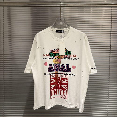 GrailzProjectGR纯棉破洞T恤