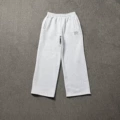 207 Gray Small Embroidered Straight Trousers