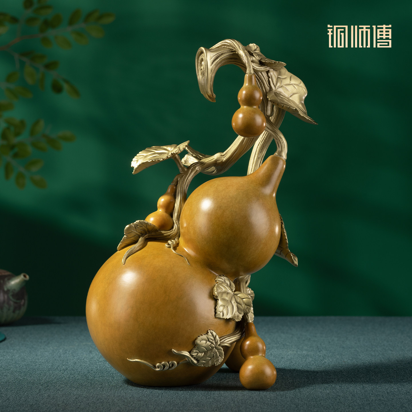 铜师傅《福禄满堂》铜摆件图片