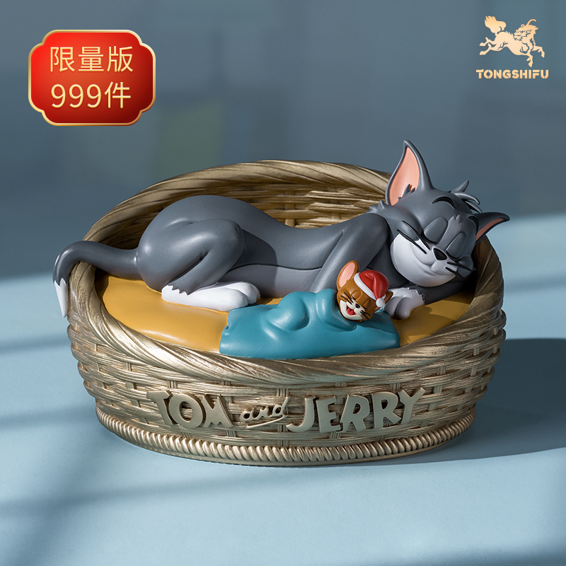 铜师傅 正版授权《猫和老鼠》V款 限量手办 桌面铜摆件家居工艺品