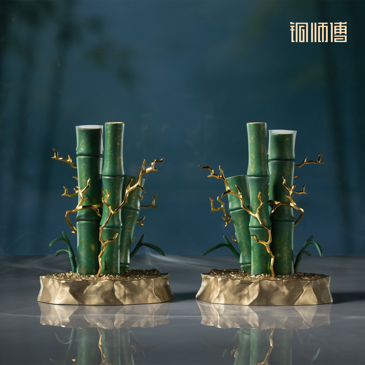 凡人动画之金雷竹剑架（一对）图片