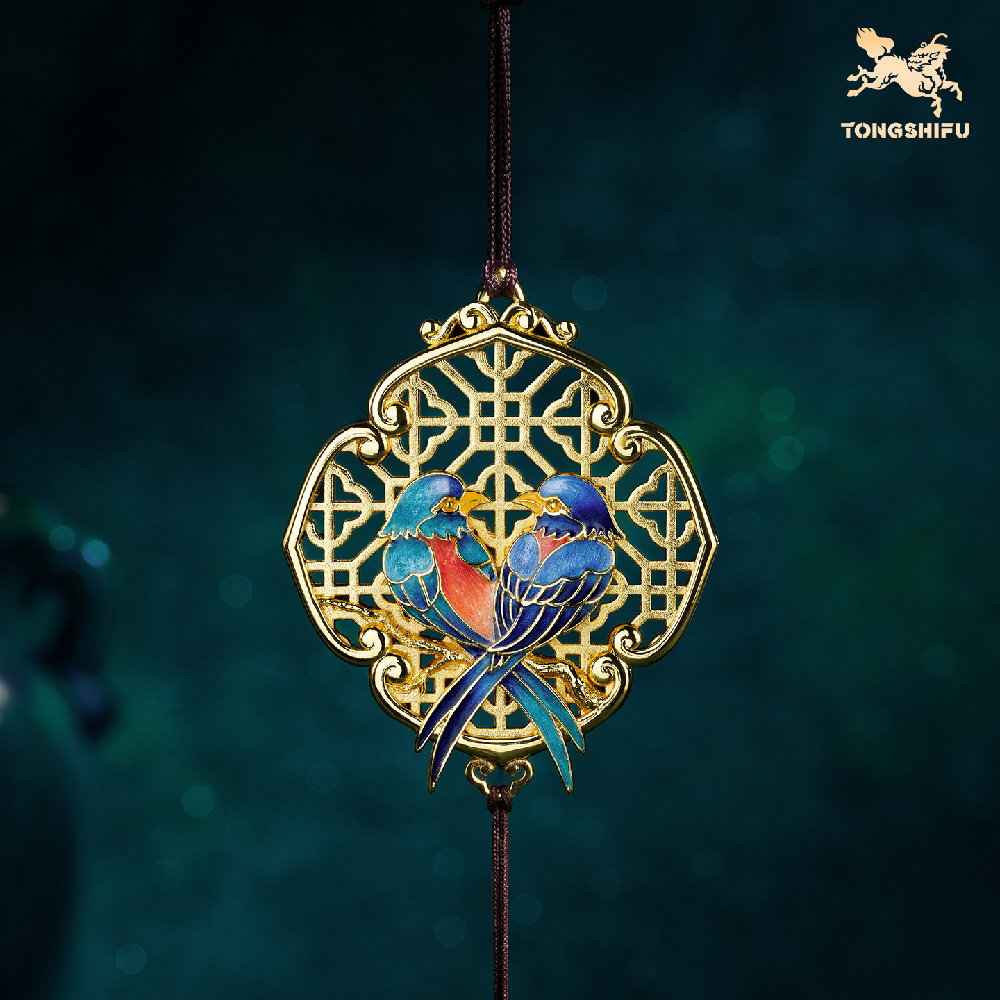 铜师傅《四喜临门》摆件