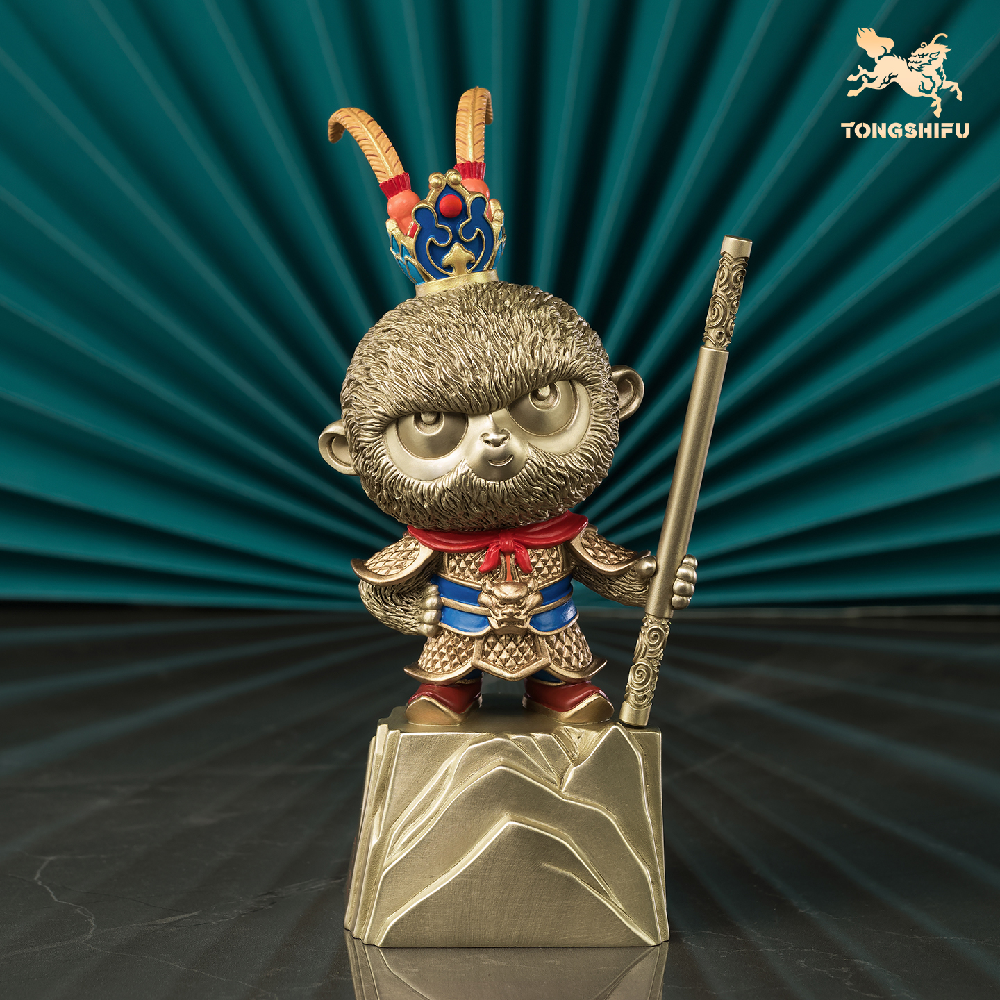 铜师傅《战无不胜》铜摆件