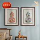 客厅玄关画沙发背景墙装 铜师傅 福禄临门 手工錾刻 饰画 铜雕画