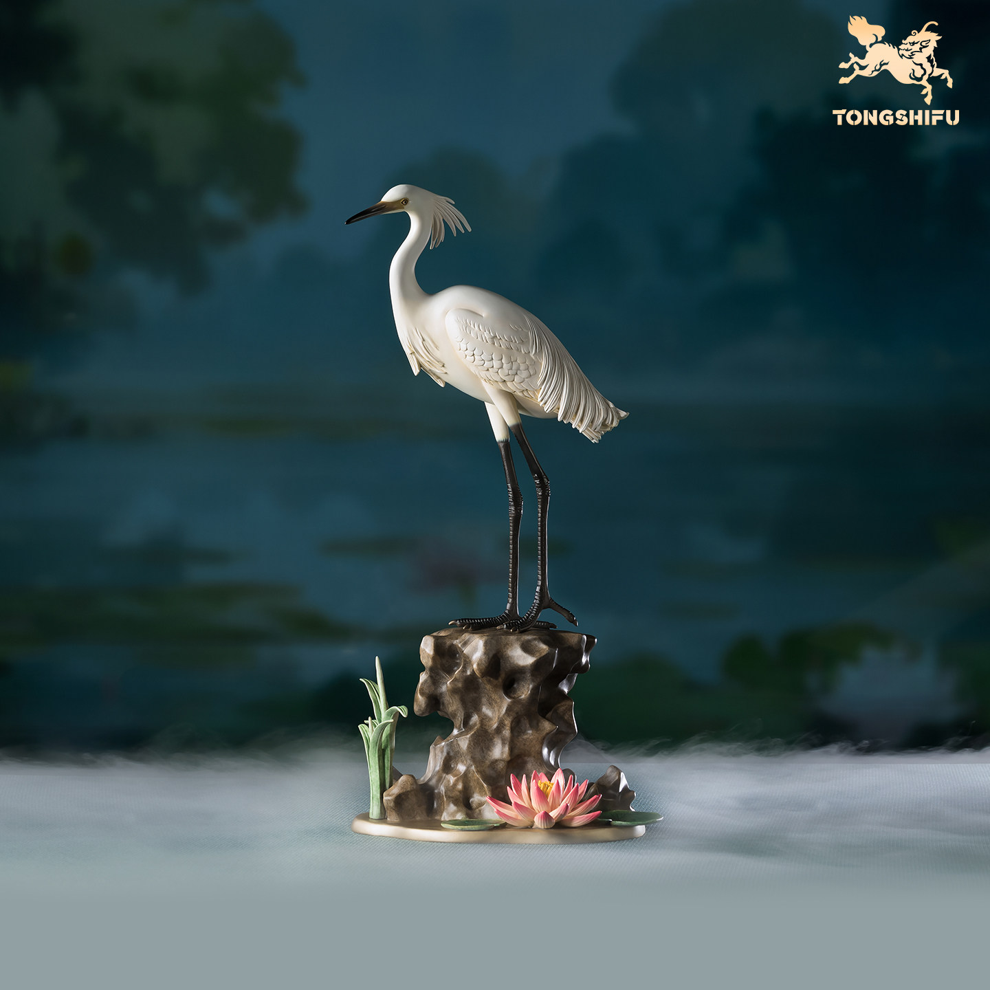 铜师傅《一鹭连科》客厅桌面铜摆件 家居装饰工艺品 励志礼物,家居饰品,桌面摆件,淘宝优惠券,粉丝福利购,淘宝优惠卷