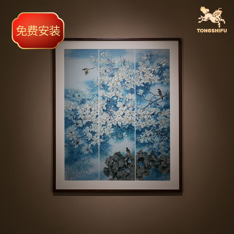 铜师傅铜雕画《玉堂春》