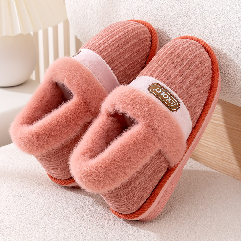 路路佳包跟棉拖鞋女秋冬季家用加厚底防滑室内家居保暖毛绒棉鞋男,居家布艺,居家棉拖/棉鞋,淘宝优惠券,粉丝福利购,淘宝优惠卷