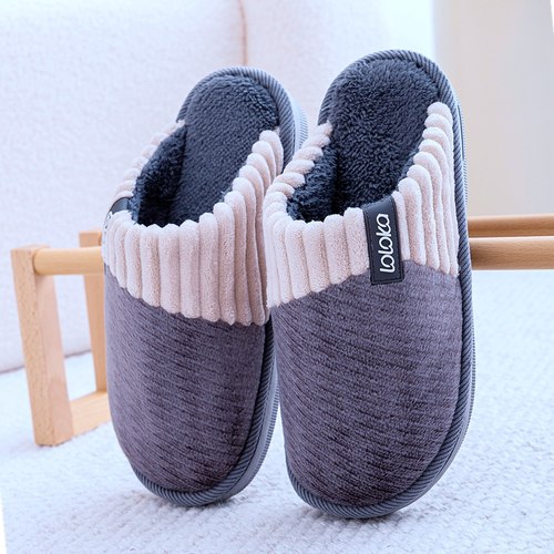 路路佳棉拖鞋厚底保暖简约舒适