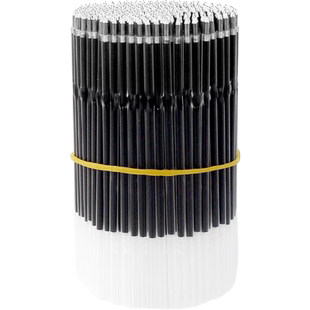 圆珠笔笔芯按动黑色笔芯红色蓝色替芯碳化钨书写流畅教师用红色老式圆珠笔笔芯0.7mm蓝色园珠笔心元珠替换芯