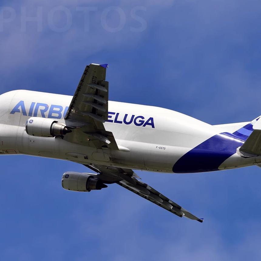 1:100纸模型飞机空客大白鲸Beluga运输机Airbus手工立体3D